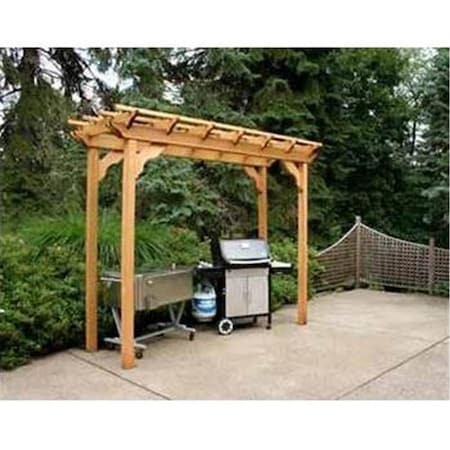 Creekvine Designs 3 x 14 ft. Cedar New Dawn Pergola WRF314PERGCVD
